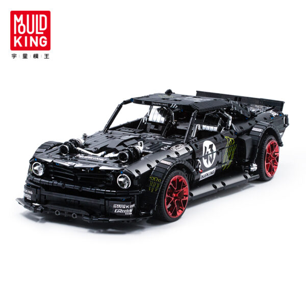 Mustang-style retro off-road vehicle brick model – MOULD KING 13108S